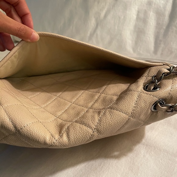 Chanel Bag  Flap Natural Beauty in Beige w Box, ID card, dustbag/ribbon/anelia - Picture 9 of 16